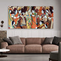 Radha Krishna with Bansuri Canvas Wall Painting Decor Mantra