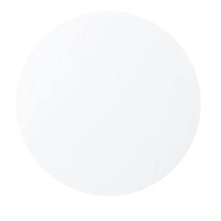 Round White Marble Designer Side Table - Decor Mantra 