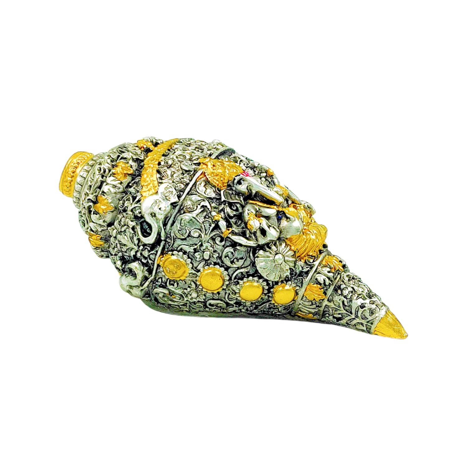 Silver Plated Puja Shankh