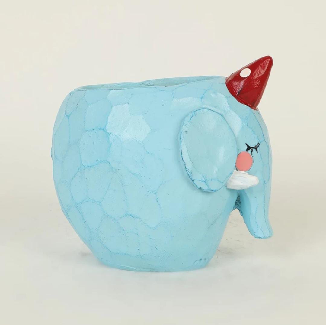 Cute Elephant Shaped Planter Pot