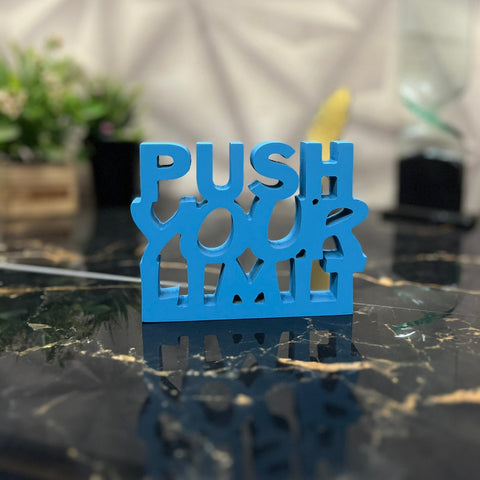 Push Your Limit Aesthetic Table Decor