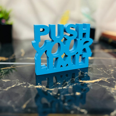 Push Your Limit Aesthetic Table Decor