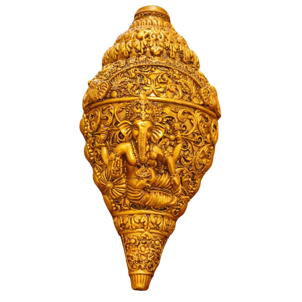 Ganesha Shankh Religious Idol