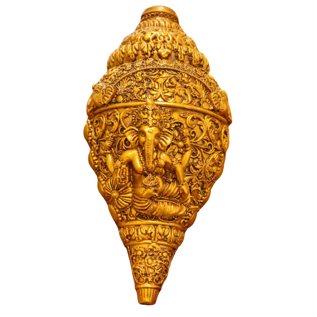 Ganesha Shankh Religious Idol