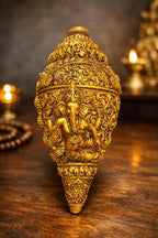 Ganesha Shankh Religious Idol