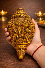 Ganesha Shankh Religious Idol
