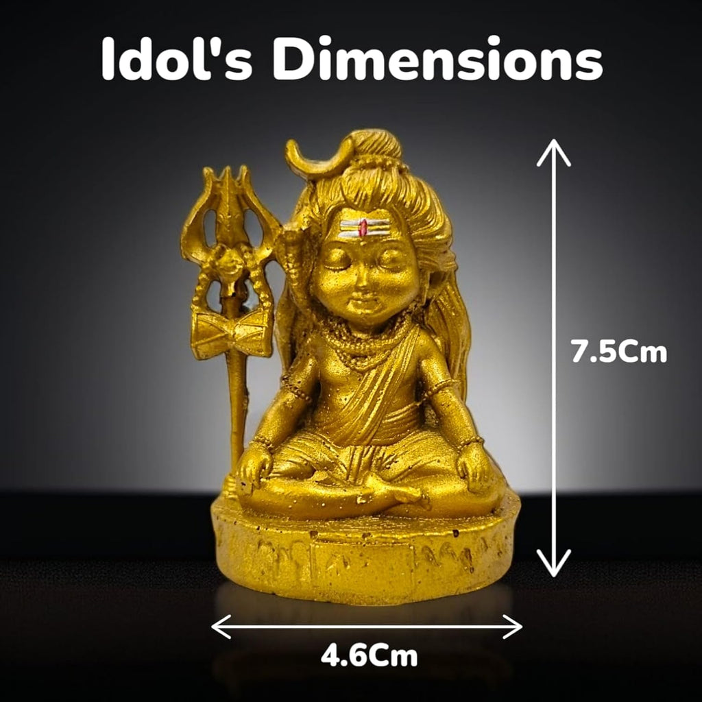 Bal Roop Shiva Idol for Car Dashboard 