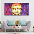Spiritual Lord Buddha Meditating Canvas Wall Painting