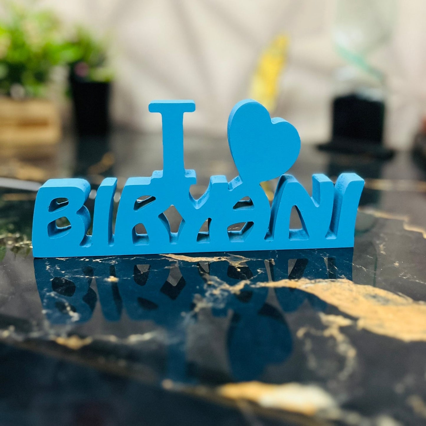 I Love Biryani Aesthetic Table Decor