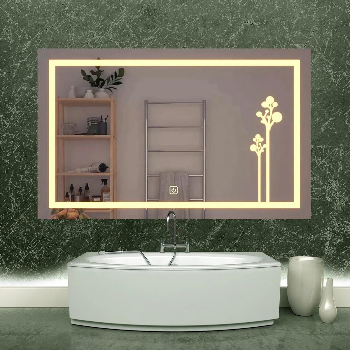 The Designer Tree LED Bathroom Mirror - Decor Mantra 