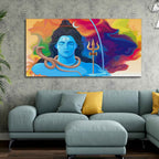 The God of Destruction Lord Shiva Wall Painting Decor Mantra