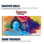 The God of Destruction Lord Shiva Wall Painting Decor Mantra