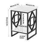2-Tier Square Shape Modern Designer End Side Table - Decor Mantra 