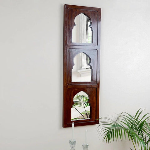 Traditional Antique Designer Jharokha Wall Mirror - Decor Mantra 