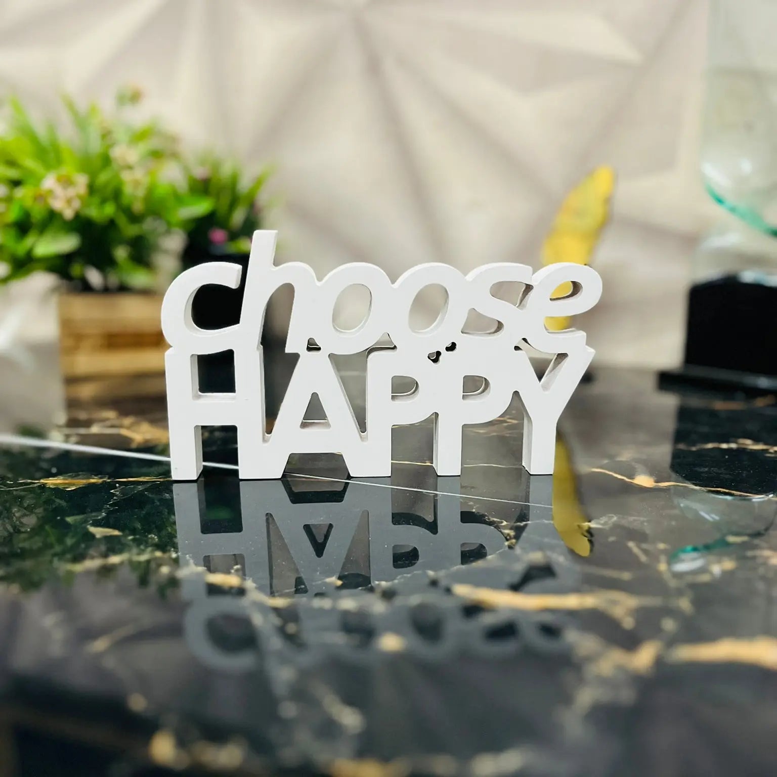 Choose Happy  Aesthetic Table Decor AdPrints