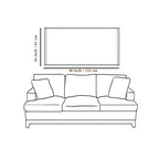 Temple Shining in Gold Premium Acrylic Horizontal Wall Art - Decor Mantra 